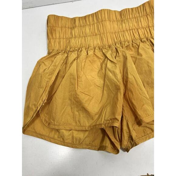 Free People Movement Women’s S Gold The Way Home Shorts Brief Liner  Gym - Picture 2 of 9
